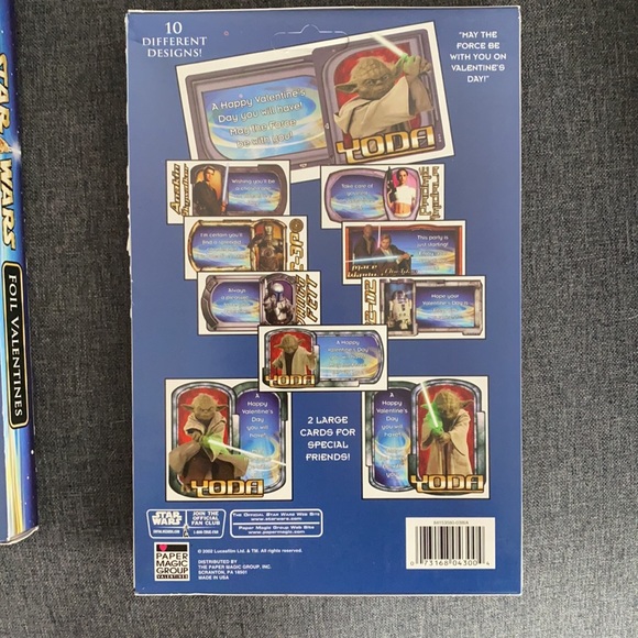 2002 Star Wars foil Valentine’s - Picture 3 of 4
